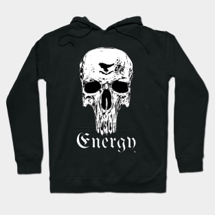 Skull of energy , skull of heavy metal. Hoodie